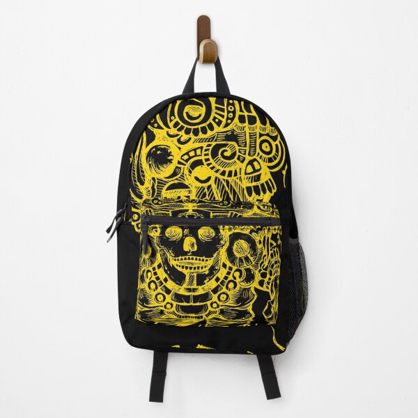 Item preview, Copy of the skull of the father of fire Ometeotl, an ancient pre-Hispanic yellow designed and sold by UrielCalavera.
