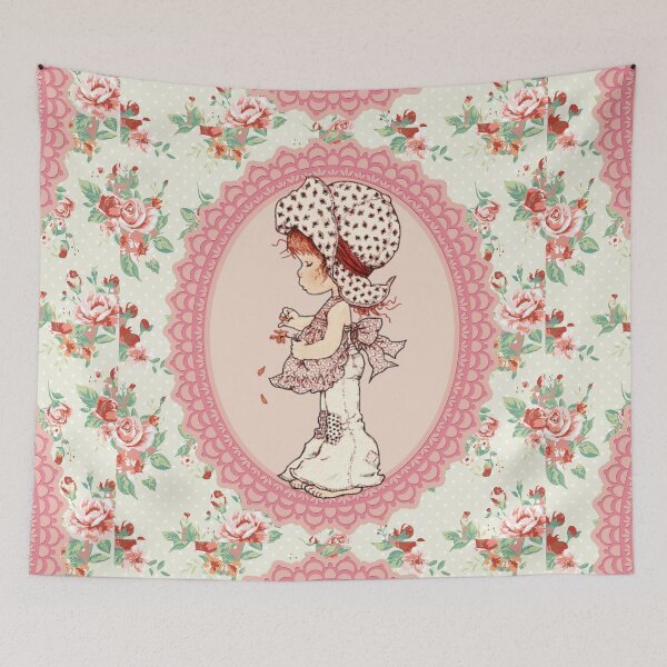Item preview, Girl Sarah Kay with flower D10 designed and sold by DecoVintage.