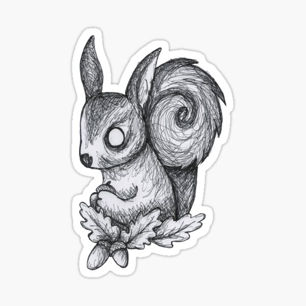 Squirrel Sticker