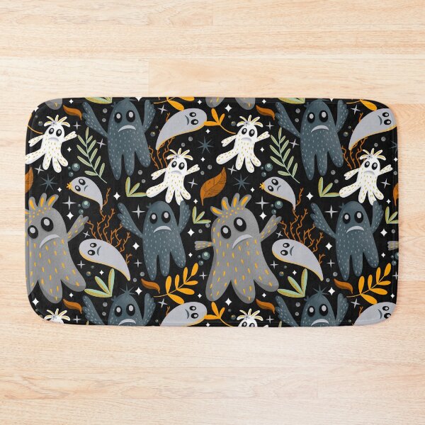 Item preview, The cute little ghost pattern - gray designed and sold by Kaushlydraw.