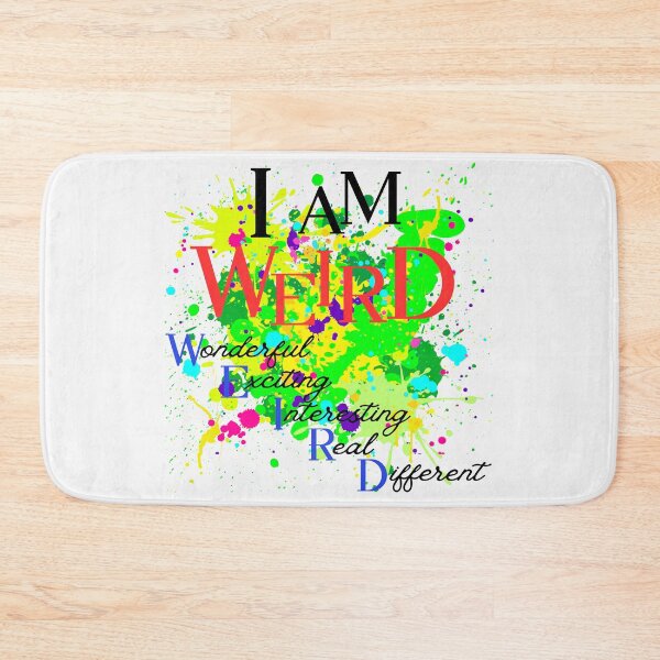 Item preview, WEIRD is Wonderful - Vibrant Splatter Design designed and sold by TOA Timeless Original Apparel.
