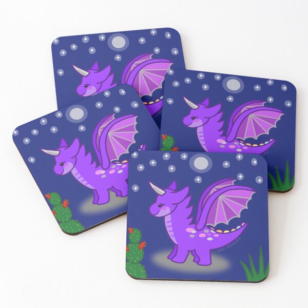 Item preview, Prickly Pear Eating Dragon designed and sold by Ruby Vazquez.