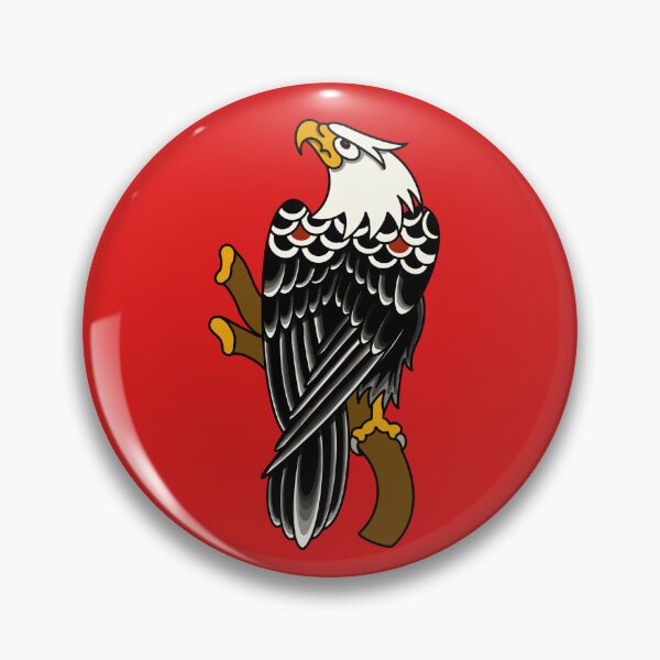 Item preview, Traditional eagle designed and sold by Punch-Drunk81.
