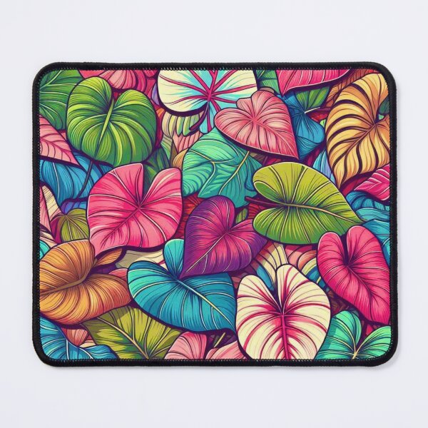 Item preview, Colorful Botanical Caladium Leaves designed and sold by Myra365Art.