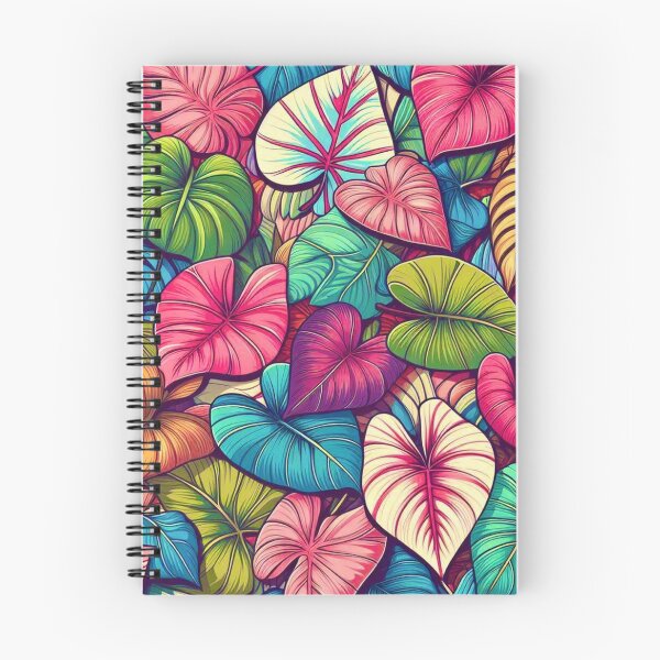 Item preview, Colorful Botanical Caladium Leaves designed and sold by Myra365Art.
