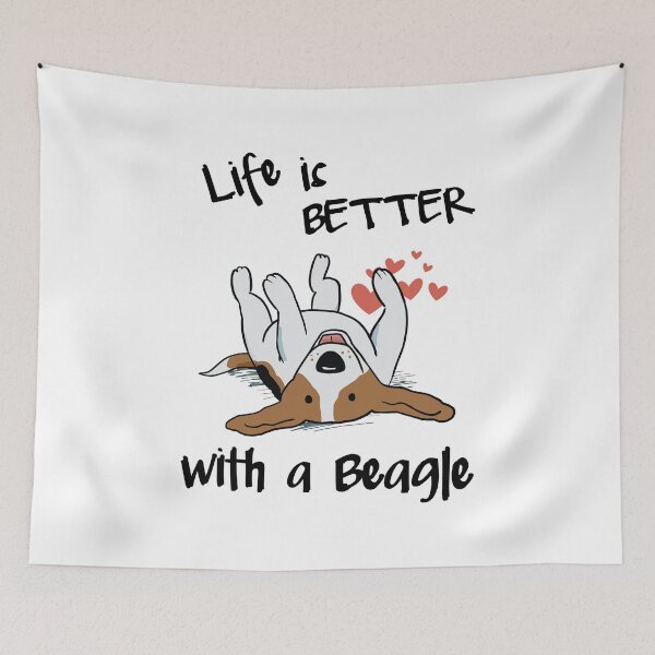 Item preview, Life's better with a Beagle designed and sold by DogGarden.