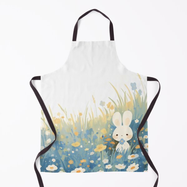 Item preview, White Rabbit Hiding in Meadow designed and sold by AshiraCreations.