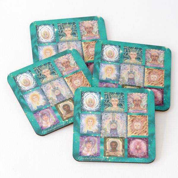 Item preview, CRYSTAL LIGHTBEINGS from the Mineral Kingdom 6 designed and sold by Julie Stuart.