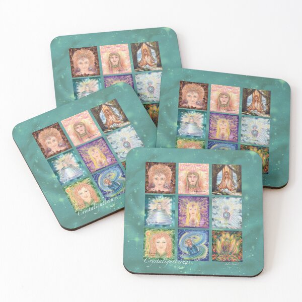 Item preview, CRYSTAL LIGHTBEINGS- Crystal soul energy beings designed and sold by Julie Stuart.