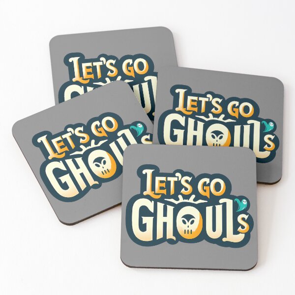 Item preview, Let’s go ghouls, typography designed and sold by maxmaj.