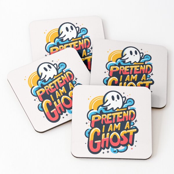 Item preview, Pretend I am a ghost, typography designed and sold by maxmaj.