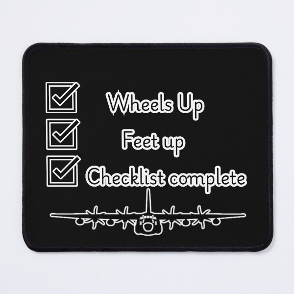 Item preview, HC-130J "Wheels Up Checklist" (Front) designed and sold by RQS-Loadmaster.