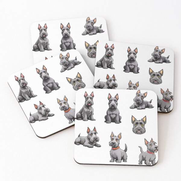 Item preview, Cute Scottish Terrier Dogs designed and sold by ChaosReigns91.