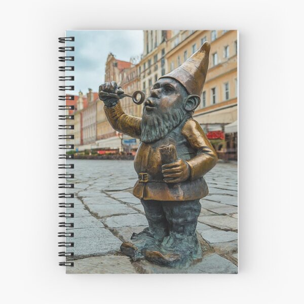 Item preview, Thinking of Wroclaw - Gnome Blowing Bubbles designed and sold by Purrfecta.