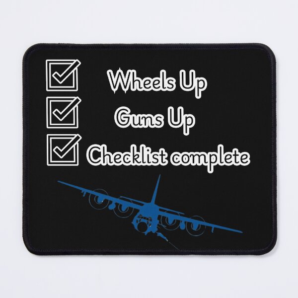 Item preview, AC-130J "Wheels Up Checklist" designed and sold by RQS-Loadmaster.