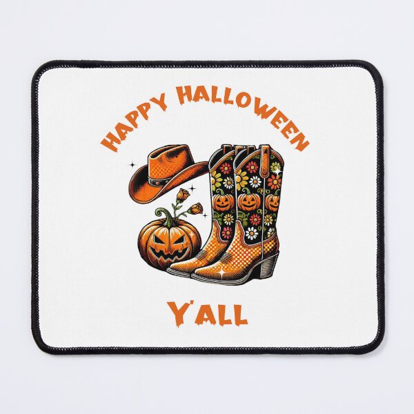 Item preview, Happy Halloween Y'All Cowgirl Halloween designed and sold by R&BApparel.