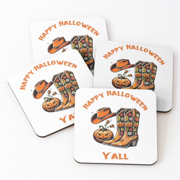 Item preview, Happy Halloween Y'All Cowgirl Halloween designed and sold by R&BApparel.