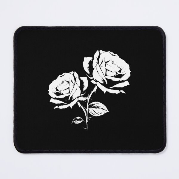 Item preview, 2 Roses White Black Vintage Urban Cool Design Shapes Mania designed and sold by Shapes-Mania.