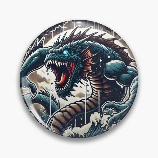 Item preview, Fierce Sea Dragon Monster designed and sold by JonelleTshirts.