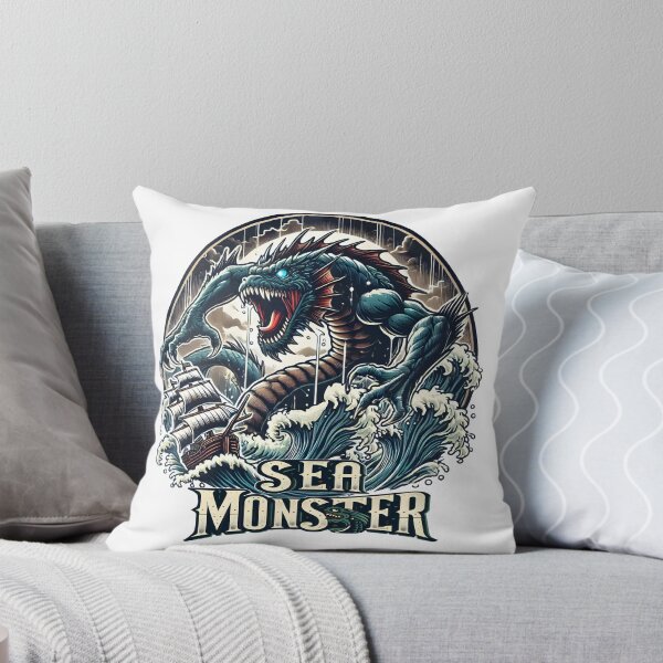 Item preview, Fierce Sea Dragon Monster designed and sold by JonelleTshirts.