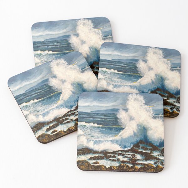 Item preview, Waves near Santander, Spain designed and sold by MarthaTownerArt.