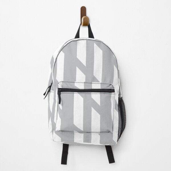 Item preview, Grey and white striped geometric window pattern designed and sold by fluffyfamcraft.