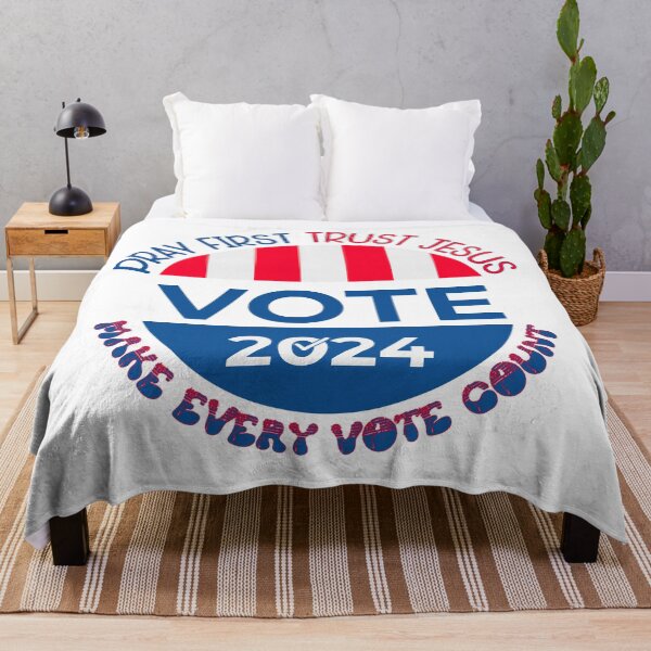 Item preview, Pray first, trust Jesus, and make every vote count. designed and sold by bAIryBarn.