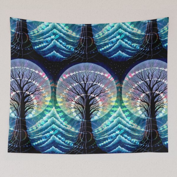 Item preview, Tie Dye Redwood Tree rainbow chakra nature lover designed and sold by AuroraXGreen.