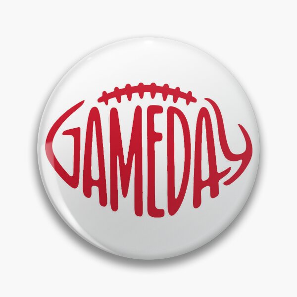 Item preview, Gameday Red Football designed and sold by DivaDoodle.