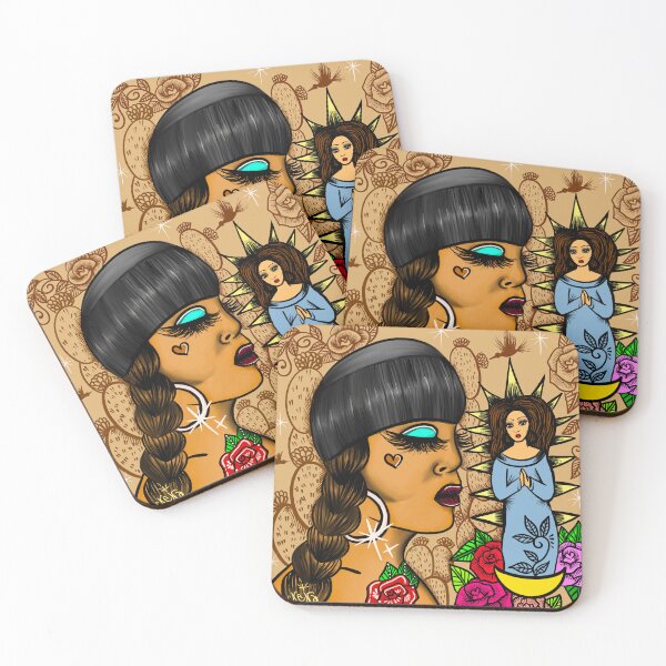 Item preview, La Morena Y Su Virgencita designed and sold by Madeline Alvizo Ramirez Studios .