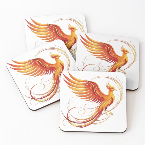 Item preview, A bird with a golden body and red feathers designed and sold by PWDigitalArt.