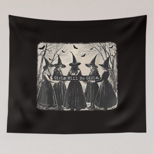 Item preview, Girl Will Be Girl, Funny Witch, Witchy Vibes designed and sold by MythicMosaics.