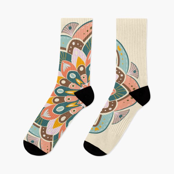 Item preview, Bohemian Dahlia mandala designed and sold by Home Cyn Home.