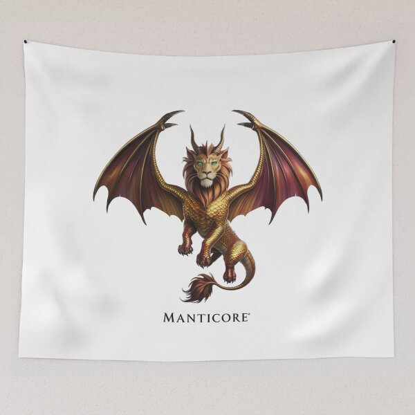 Item preview, A dragon with a lion's head and a gold body designed and sold by PWDigitalArt.