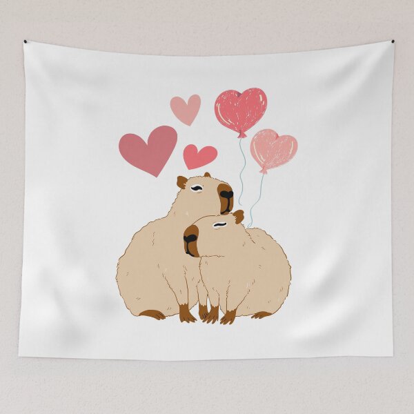 Item preview, Lovely Capybaras Lover Couples Gift For Her For Him designed and sold by CCKimShop.