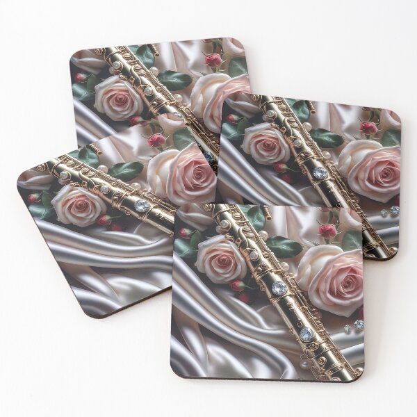 Item preview, Roses and Gold Flute designed and sold by Fantasy-Fashion.