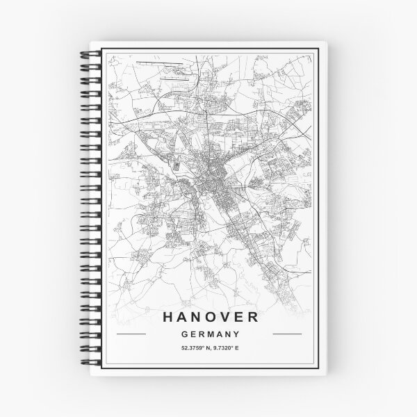 Item preview, Hanover City Map designed and sold by SHAMPAIN-ART-CO.