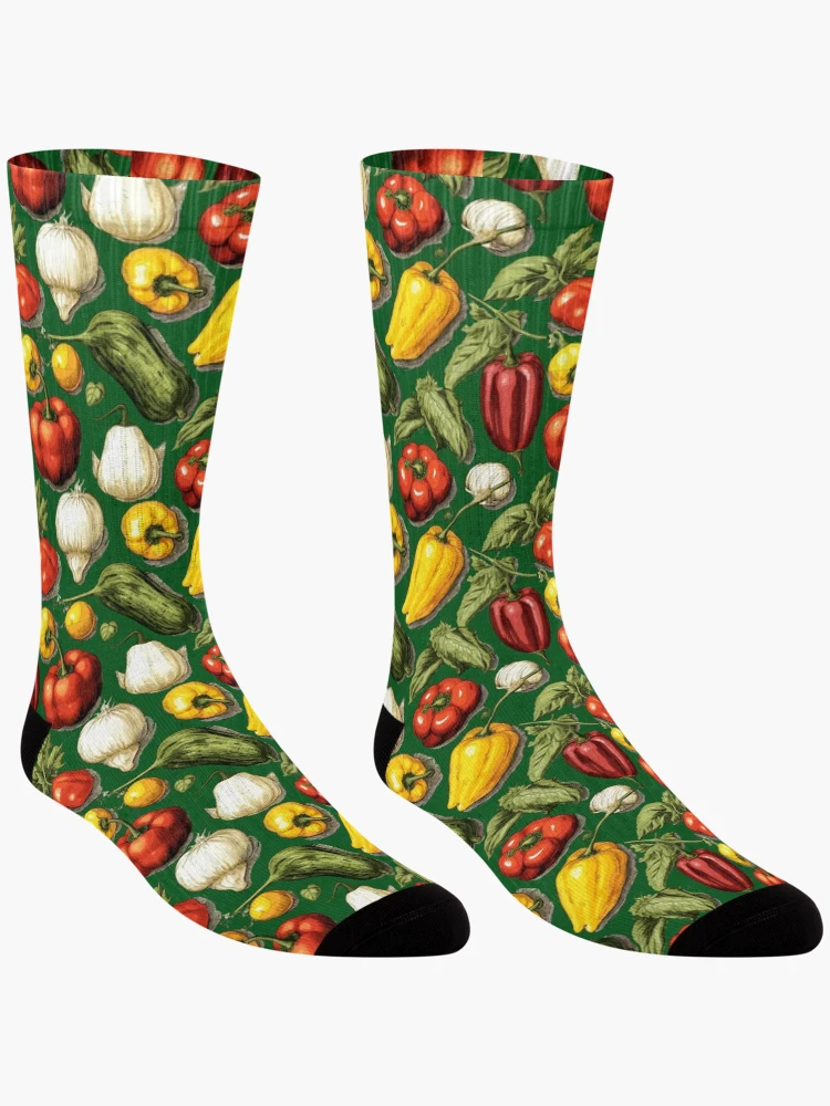 Thumbnail 3 of 5, Socks, Eat Me designed and sold by ReeReeDesigns.