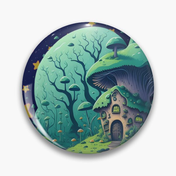 Item preview, Fantasy Mushroom Fairy Cabin designed and sold by ReeReeDesigns.