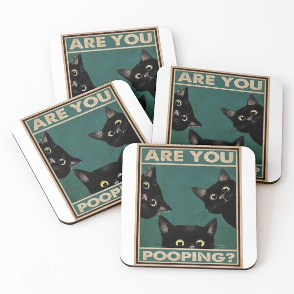 Item preview, Are You Pooping Three Baby Cat Poster designed and sold by hisole j.