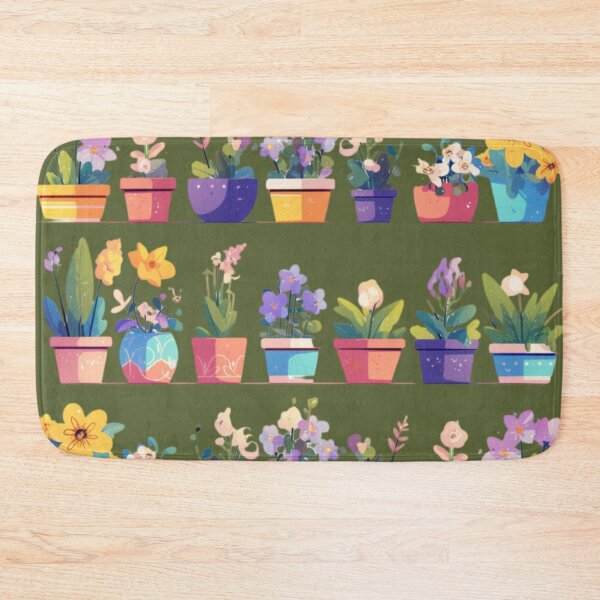 Item preview, Blooming Harmony in Colorful Pots designed and sold by emilykang.