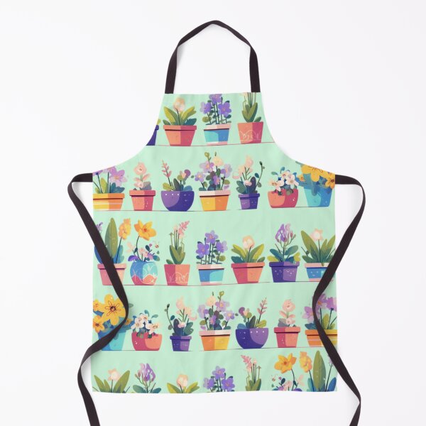 Item preview, Blooming Harmony in Colorful Pots designed and sold by emilykang.