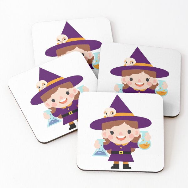 Item preview, Cute Witch holding a poison bottle, Happy halloween designed and sold by NoeySmiley55.