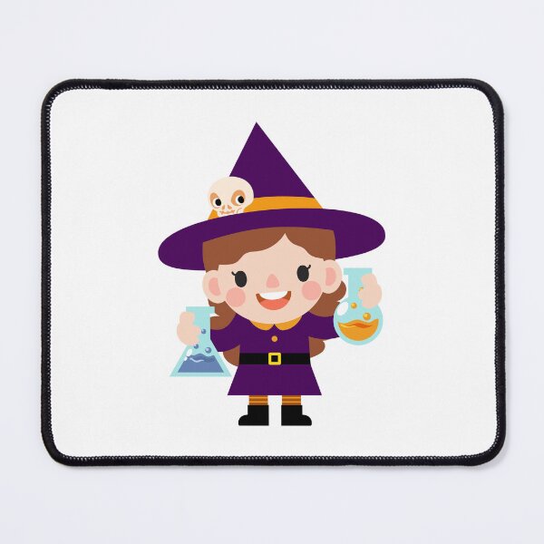 Item preview, Cute Witch holding a poison bottle, Happy halloween designed and sold by NoeySmiley55.