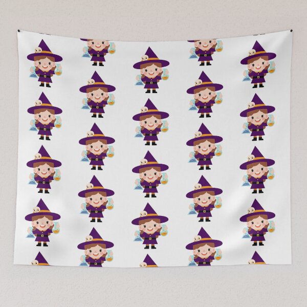 Item preview, Cute Witch holding a poison bottle, Happy halloween designed and sold by NoeySmiley55.