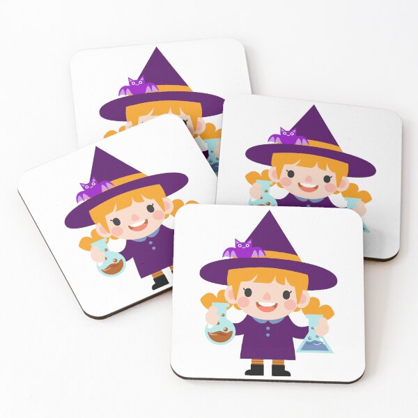 Item preview, Cute Witch holding a poison bottle, Happy halloween designed and sold by NoeySmiley55.