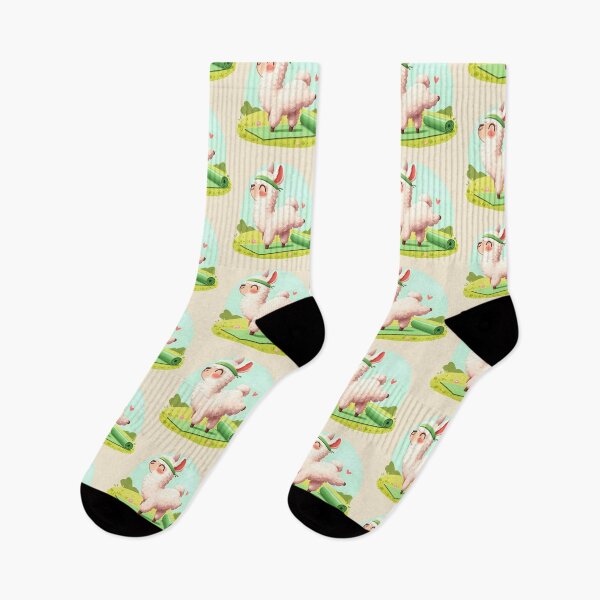 Item preview, Llamaste Cute Yoga Llama in Relaxing Yoga Pose Kawaii Llama Namaste Yoga Llamaste Birthday Card designed and sold by Gay-Koala.