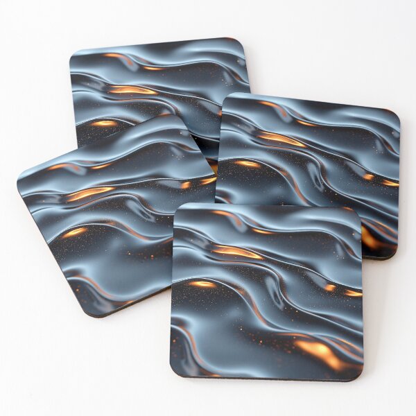 Item preview, A glossy dark waves designed and sold by Vardia.