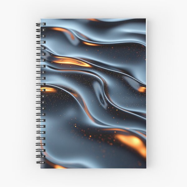Item preview, A glossy dark waves designed and sold by Vardia.