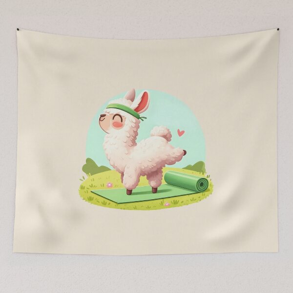 Item preview, Llama Namaste Sticker Yoga With Llamas Yoga Pose Kawaii Llama Gift for Yoga Instructor Yogi designed and sold by Gay-Koala.